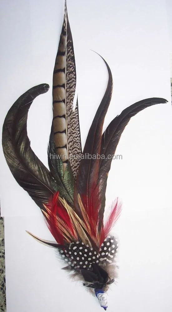 Decorative feathers for hats