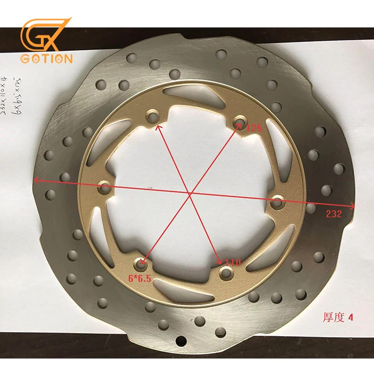 Wholesale Custom Pulsar 200 NS Motorcycle 4.0mm Brake Disc