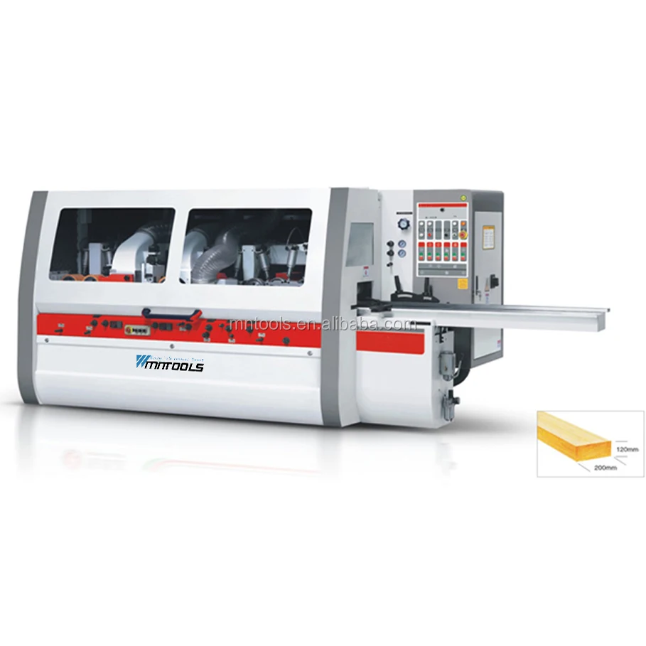 Wood moulding machine 4 head planer four side moulder