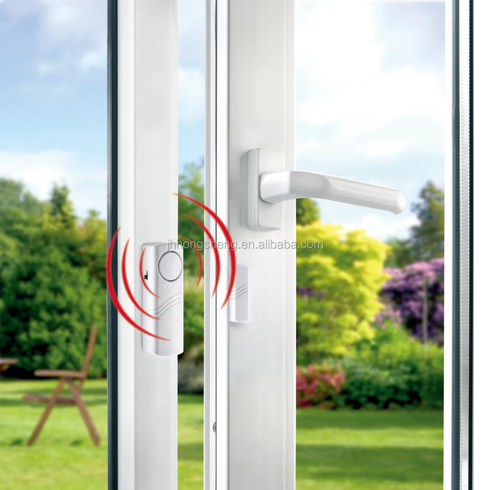 Wireless door and window sensor security alarm bulgar portable alarm with magnetic