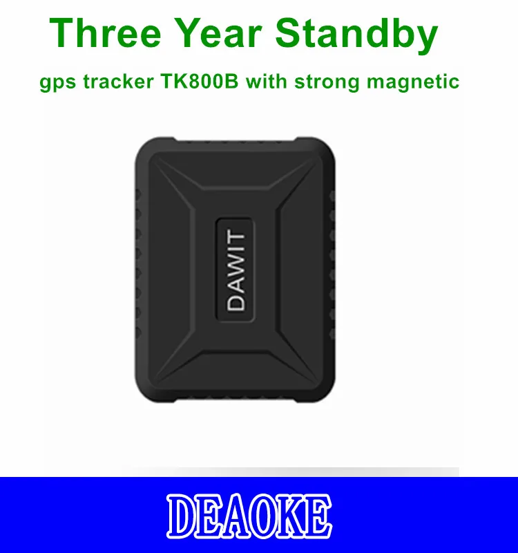 2021 newest big battery magnetic gps tracker with vibration alarm voice monitoring tk800b gps tracker for car truck container