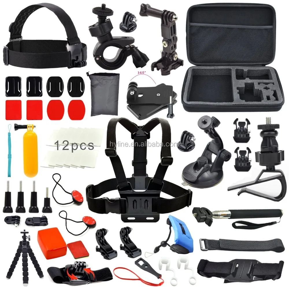 Wholesale Go pro Accessories Set Combo Kit for Gopros 7 6 5 4 3+ 3
