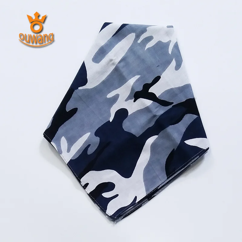 
Wholesale Cheap Custom Printed Organic Cotton Square Bandana 