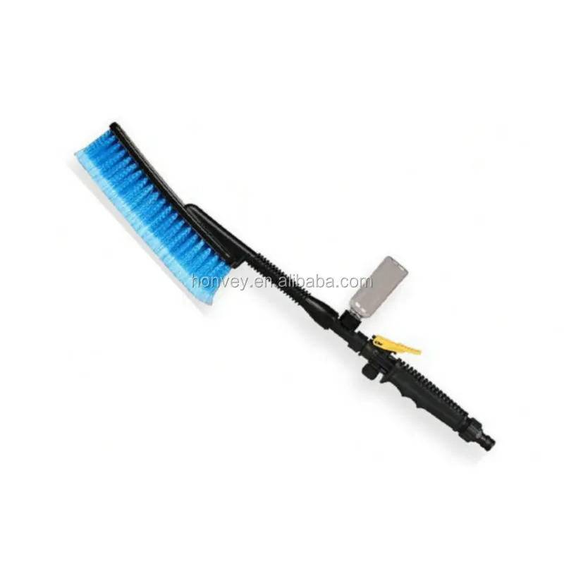 
Car Wash Brush With Retractable Long Handle Water Flow Switch Foam Bottle Car Cleaning Soft-bristle 