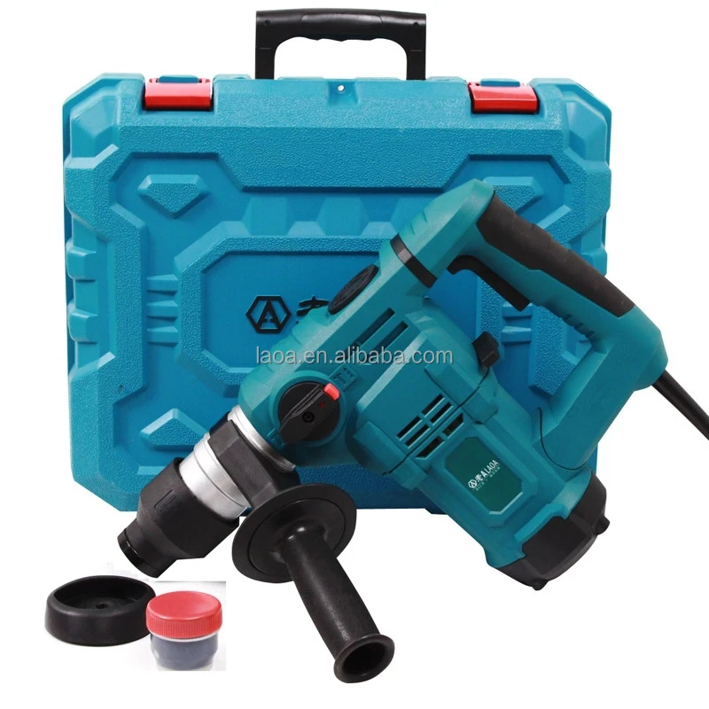 LAOA Industrial 1200w big power combination electric hammer,drill wall tool,electric rotary hammer drill 32mm