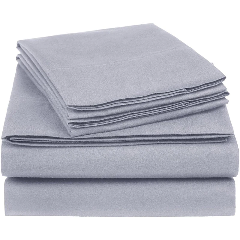 Wholesale 1800 thread count ultra soft wrinkle free Elastic Fitted 4pcs brushed microfiber Bed Sheet set