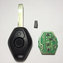 2 Track Diamond Remote Key For BMW EWS System 3 Button 433MHZ/315MHZ With PCF7935AS Chip HU92 Blade Good Quality