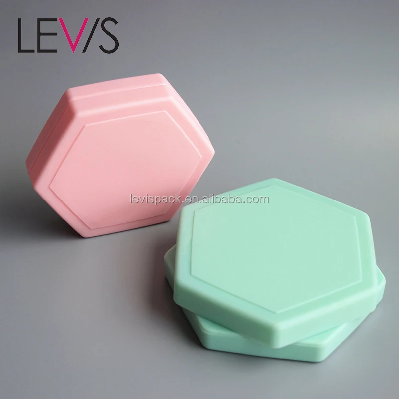 
Empty 100ml hexagon pp plastic cosmetic cream container cream jars 