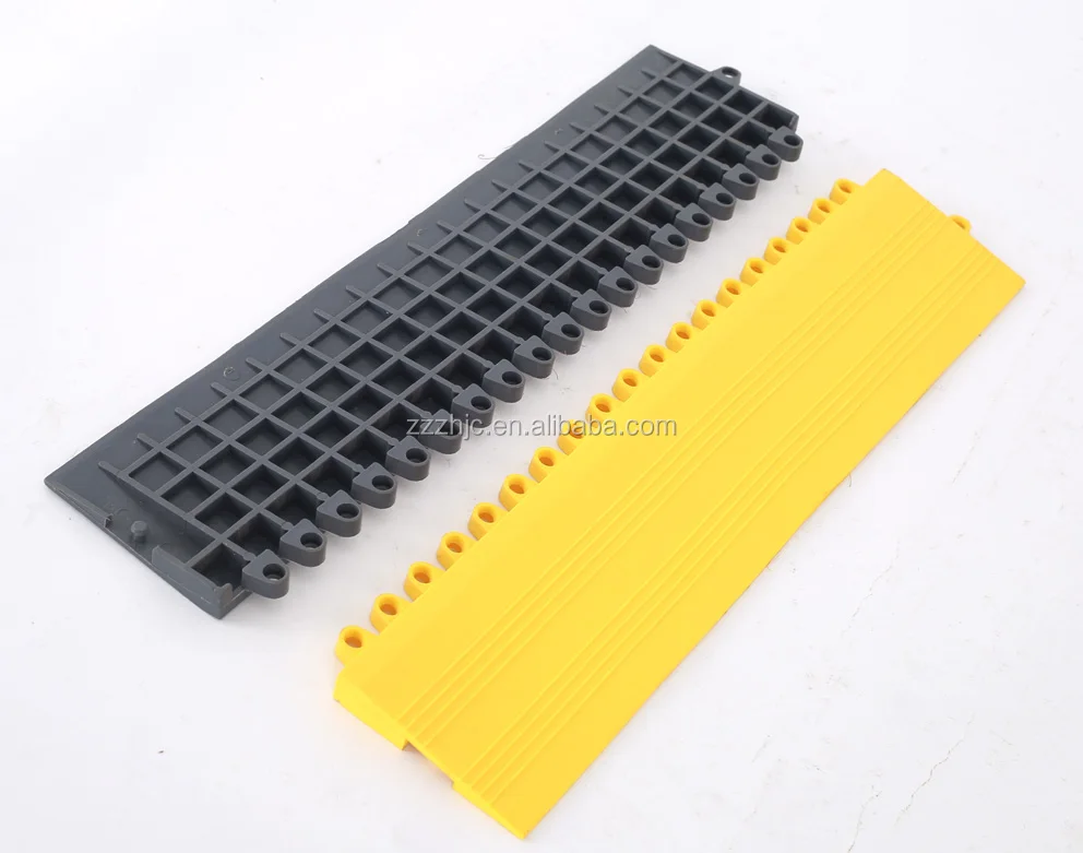 anti-slip durable pvc interlocking garage floor tiles/removable plastic interlocking floor mats for car washing