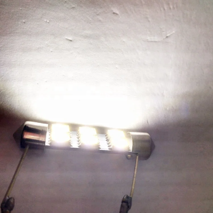 Canbus car led non-polarity license plate light festoon lighting