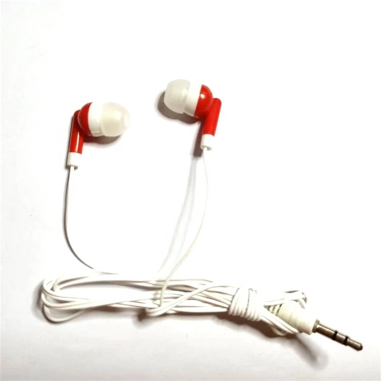 
Aircraft earphone airplane earphone single use disposable bus earphones for tourism 