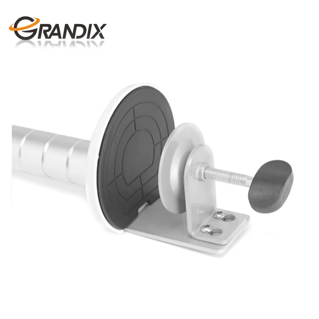 Free StandingTop quality Height Adjustable Desktop Aluminum Dual Arm Foldable Computer pc monitor desk stand and laptop stand