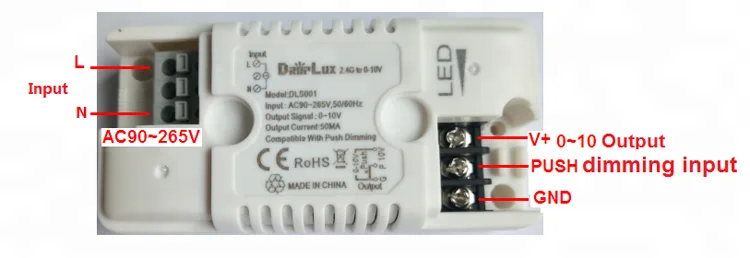  2 4G CE синхронизация Функция затемнения 0-10V светодиодный
