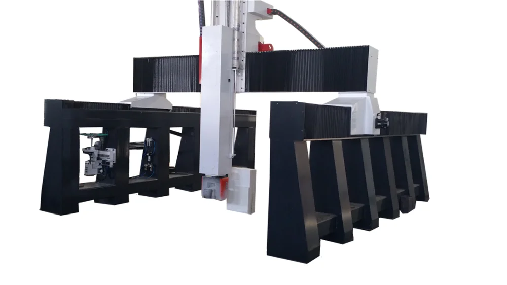 3d marble stone carving cnc router machine with 5 axis