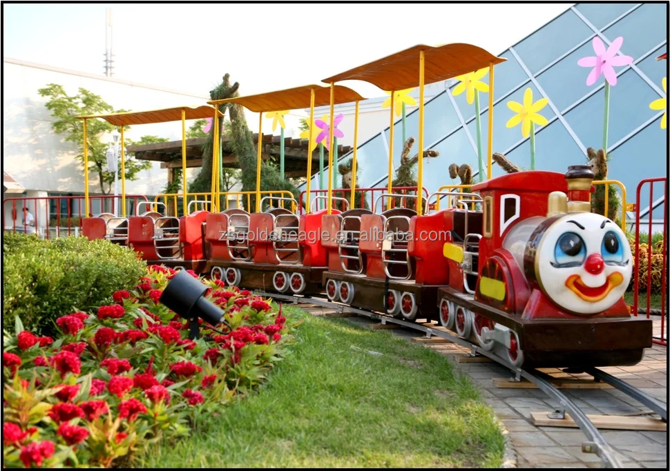 Cartoon train  electric train  amusement train  park rides