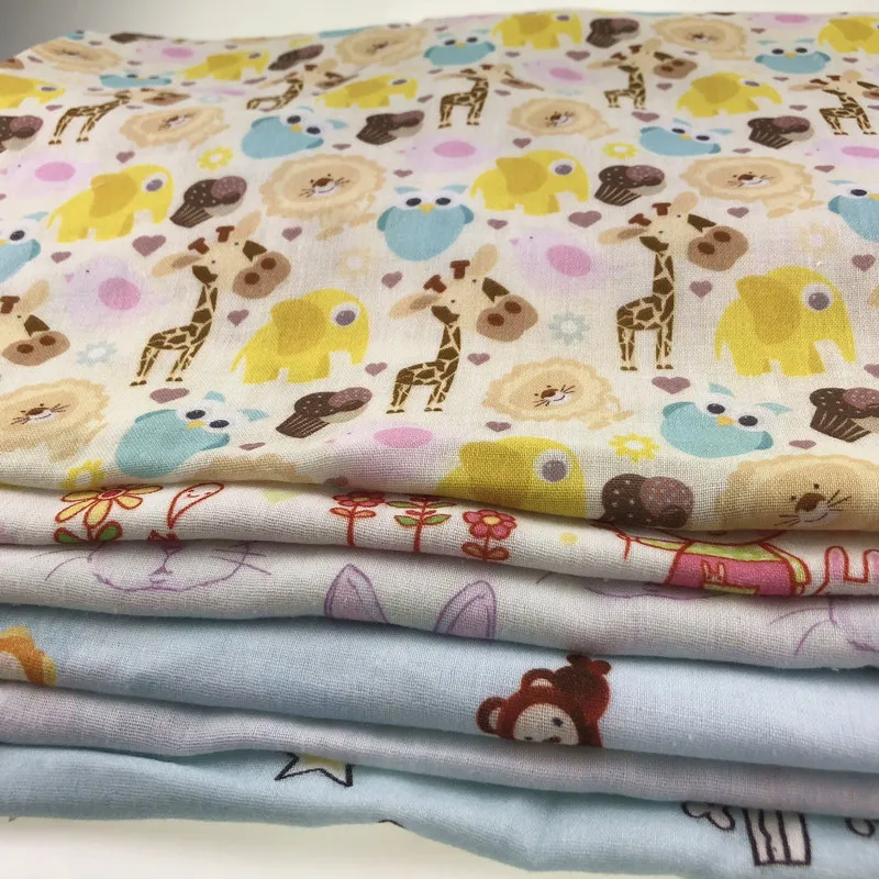 Digital Printed Muslin Gauze Baby Fabric