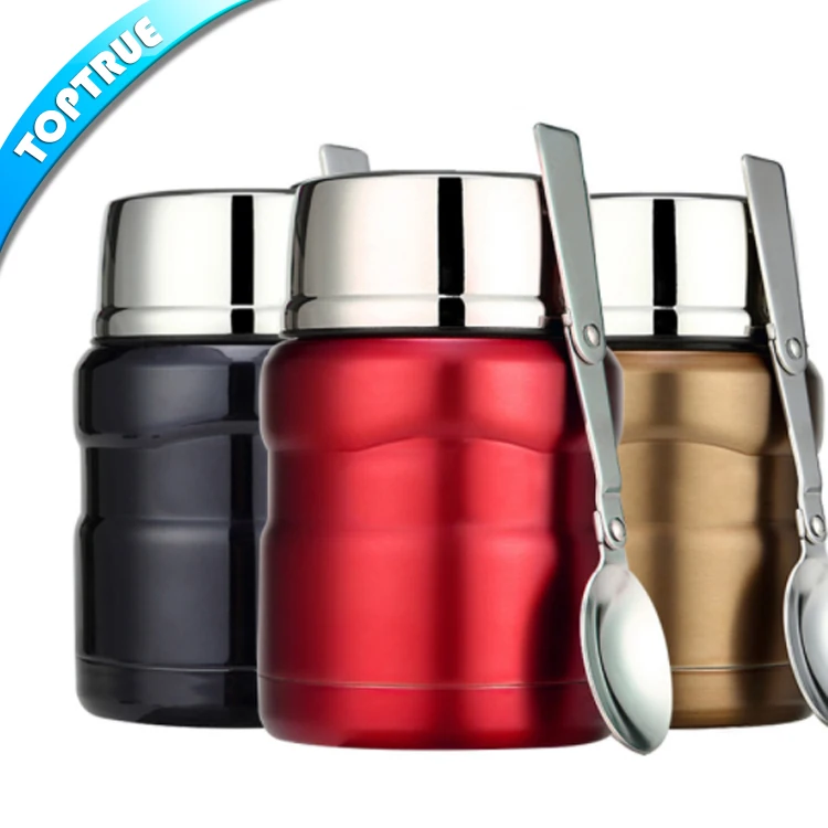 Фляга для еды, вакуумный термос из нержавеющей стали, фляга для еды king, школьная фляжка для еды