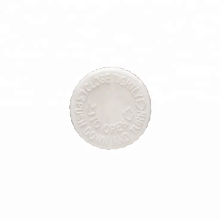 16oz Oval Child Resistant Caps Plastic Liquid Bottles