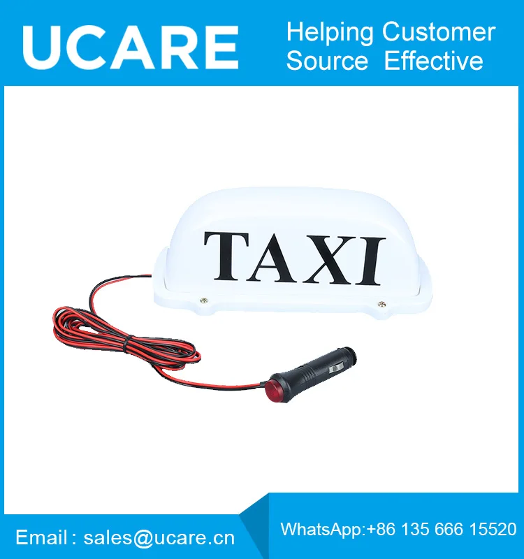 
light waterproof sign led taxi cab top light 