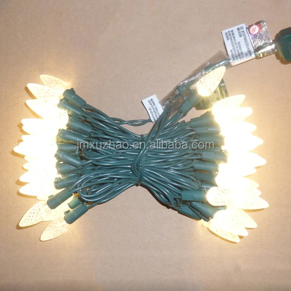 Gold Supplier Christmas Decoration Light String C6 Strawberry LED lighting for Indoor and Outdoor Christmas Tree Decoration