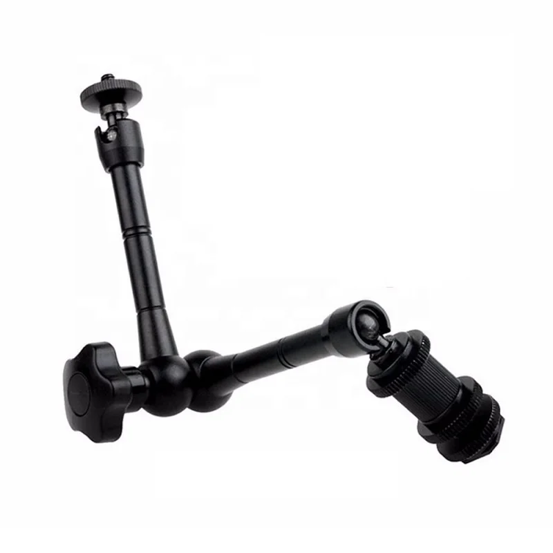 11-дюймовый Регулируемый Шарнирный рычаг поворотного рычага Magic Arm и большой супер зажим совместим с цифрового однообъективного зеркального фотоаппарата