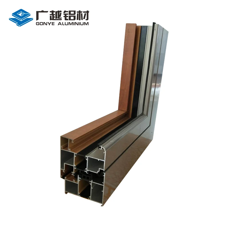 Aluminium per kg doors and window section profile price