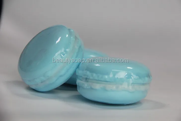 Delicious Macaron Soap (Blueberry)