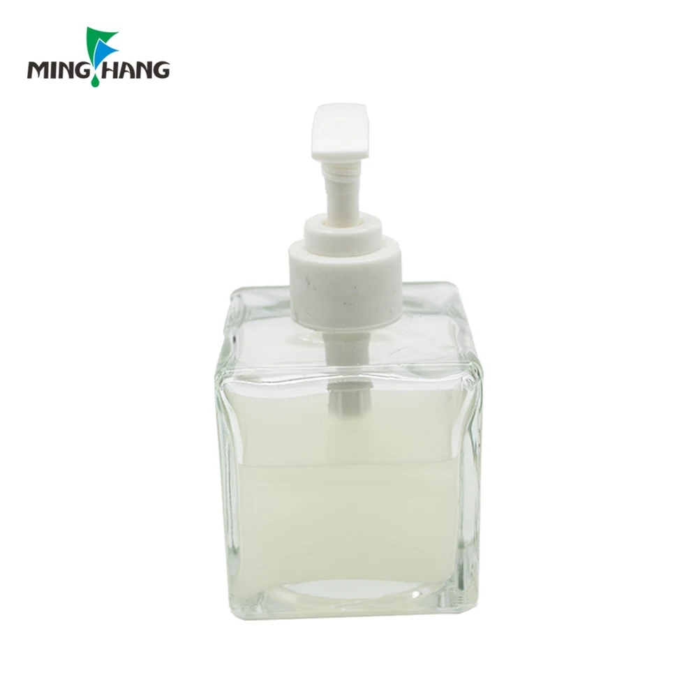 200 мл квадратная стеклянная бутылка для шампуня стеклянный лосьон для тела 250 мл пена 300 мл 400 мл бутылка для насоса оптовая продажа