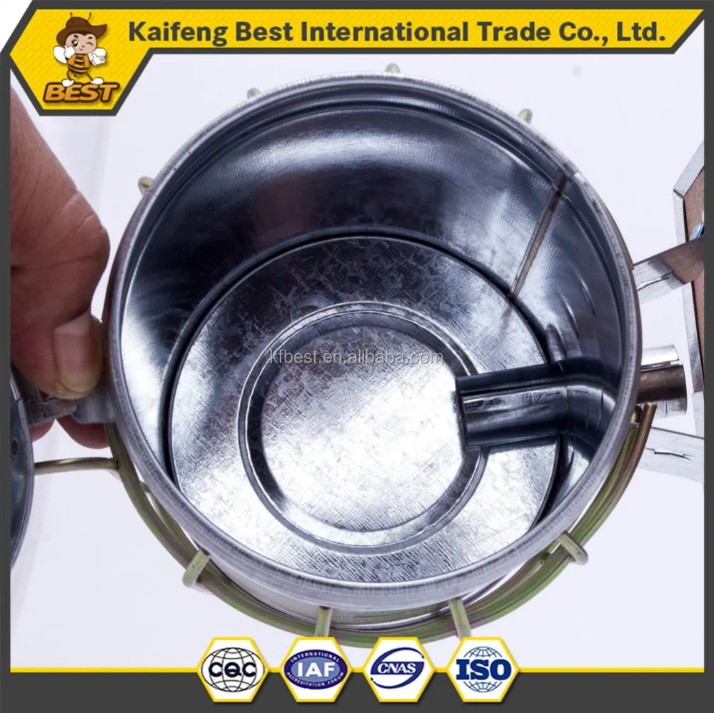 New style Galvanuzed bee smoker