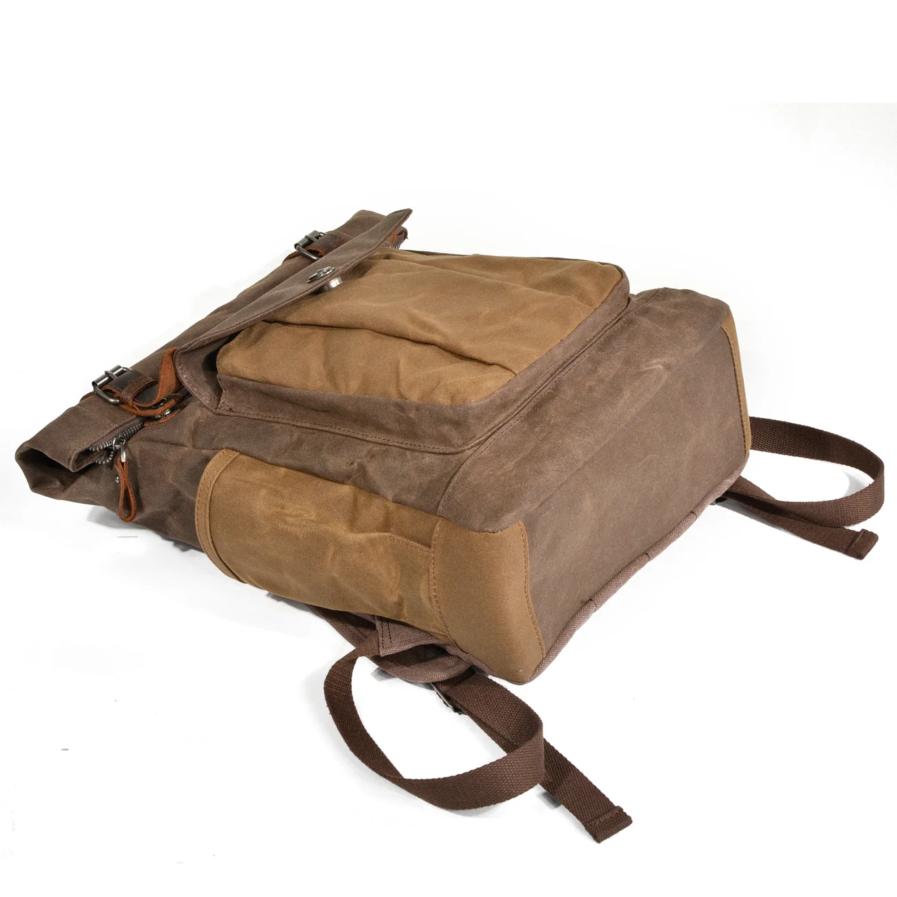 Large Capacity Waterproof Canvas Backpack for Men - Perfect for Trekking and Outdoor Activities
