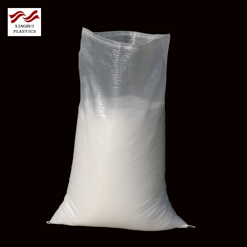 
25kg 50kg transparent plastic PP/PE woven sacks bags for packing rice food potato vegetable 