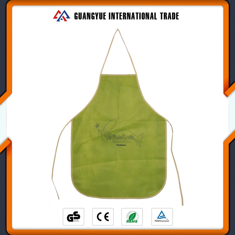 Guangyue 2017 Новые Поступления Pp Не Тканая Печатных Приготовления Одноразовые Фартуки
