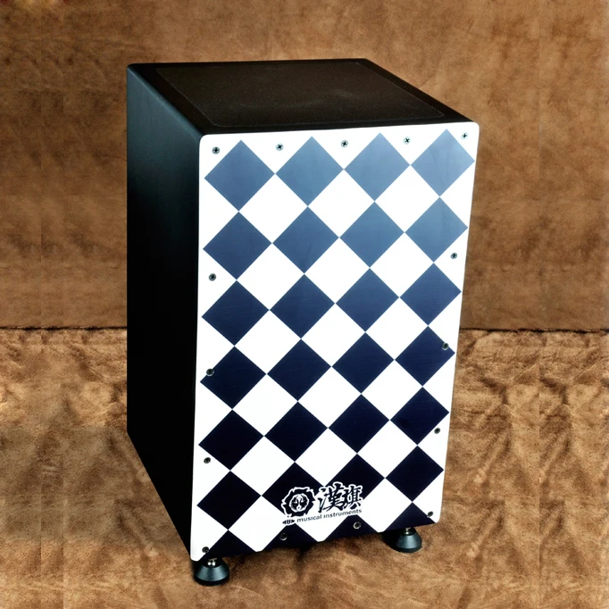 Small Custom Latin Percussion Wood Drum Cajon with adjustable strings