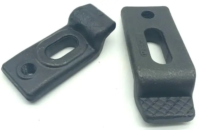 The carbon Steel square washer cup spring shim spring lock washer full thread  zinc steel rod