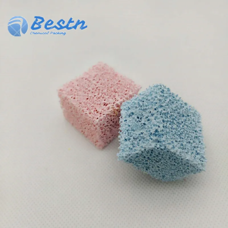 Multi colour Bacteria culture brick cube biofilter media for Aquarium filter