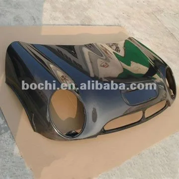 Carbon fiber hood for mini cooper