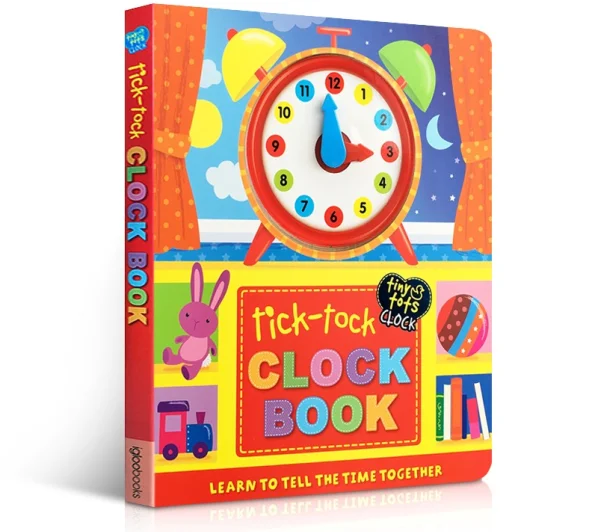
new design toy story book with clock in round corner 