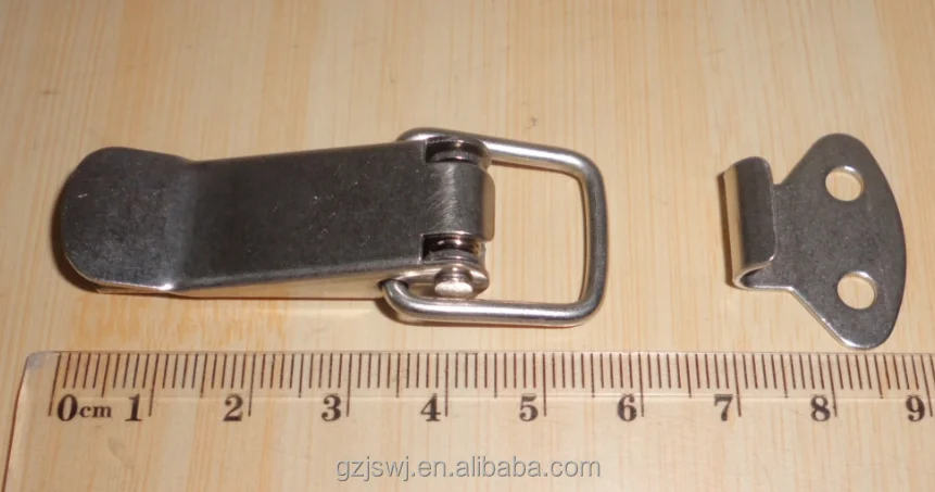 Small toggle latch hasp lock