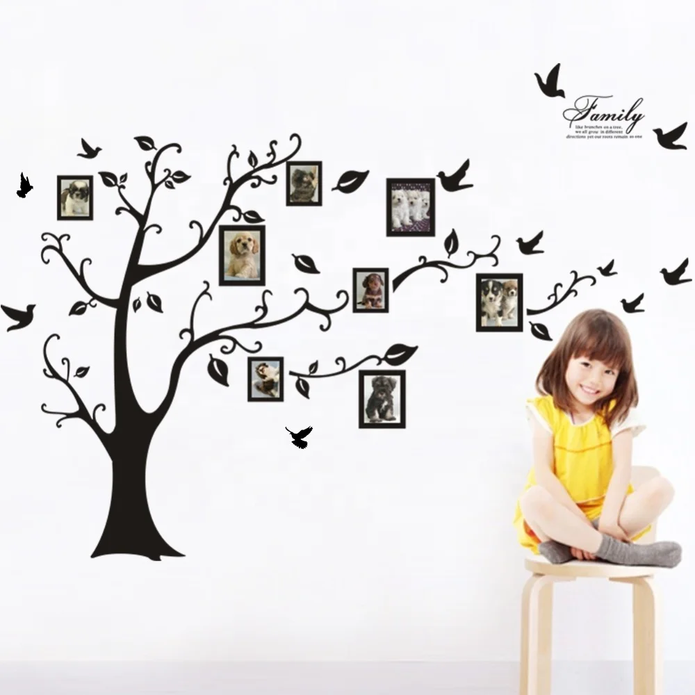 
Wholesale Vinyl Large Family Tree Wall Sticker For Home Decoration  (60837079755)