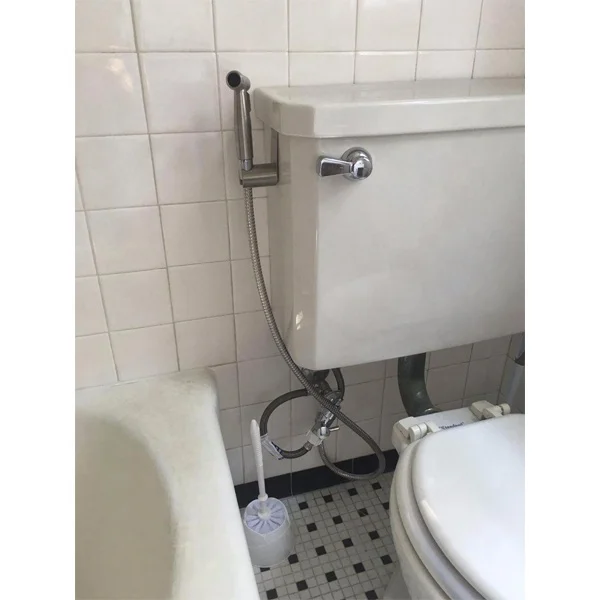 TOTO 6 Inch Extension Hose,Toilet connector hose, North American 6 inch Toilet FleXIble Hose 7/8 male,7/8 female BH602