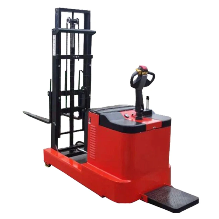 Small pallet stacker truck fully automatic walkie electric pallet truck stacker