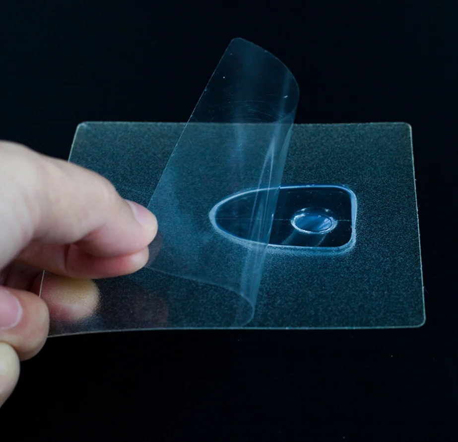 Transparent or mass frosted wall mounted powerful coat towel Adhesive hook