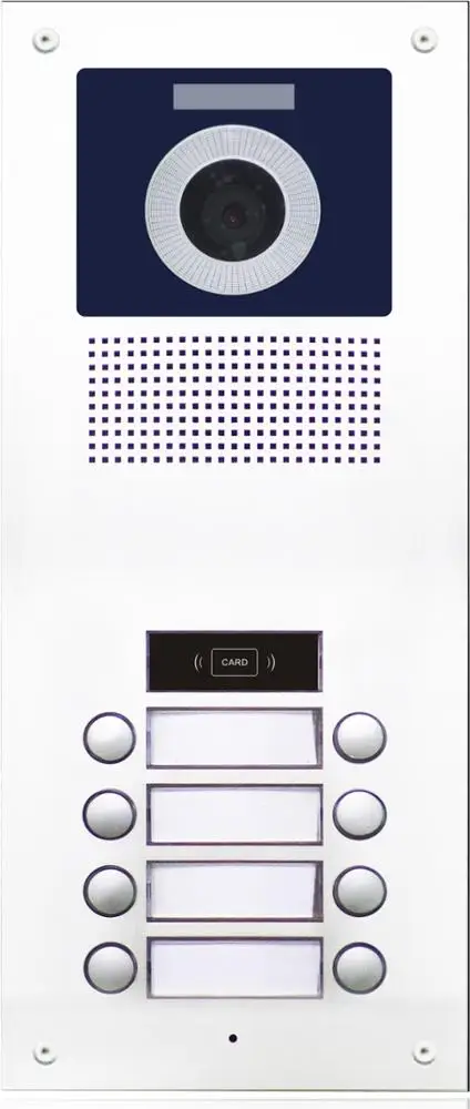 
Video intercom for building apartments RFID card Color CMOS 700TVL digital video door phone home security commax System 