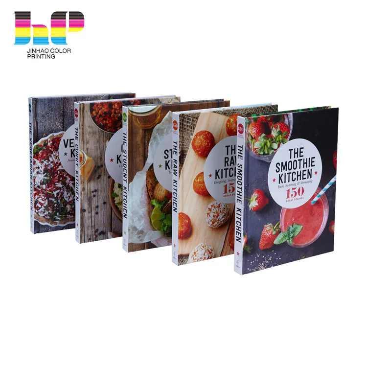 Custom colouring hardcover book printing for cooking