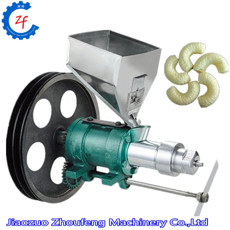 Home use 7 shape mould Corn and rice puff snack food extruder machine