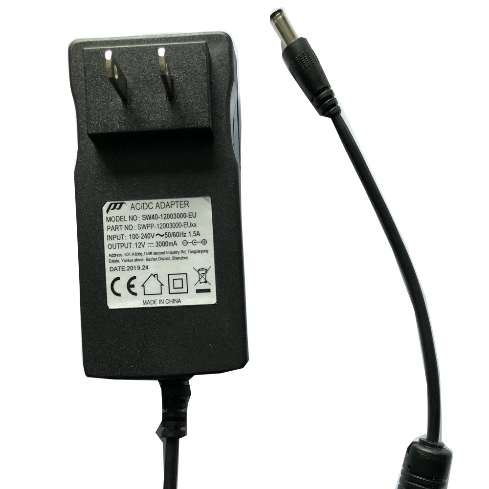 good quality  12V2.5A 3A wall type power adapter kc kcc ce pse ul fcc certificates
