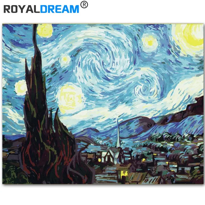 Hot Style Oil Painting On Canvas Diy By Numbers Kit Abstract Oil Painting