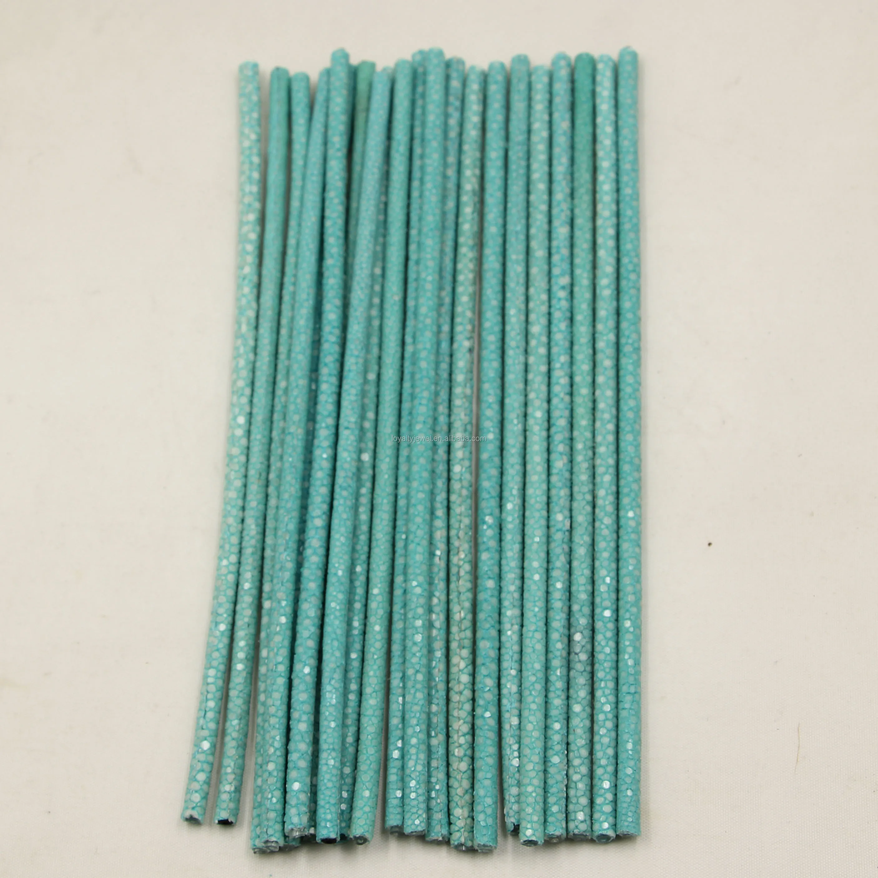 3mm/4mm/5mm/6mm Shinning Genuine Stingray Leather Cord For Jewelry Making Suppliers, Stingray Skin From LOYALTY