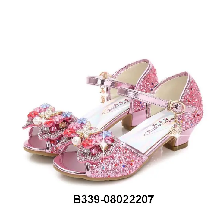 High quality little girl high heels shoes fashion sandal beach sandal At Good Price