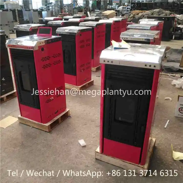 water heater automatic feeding wood pellet stove